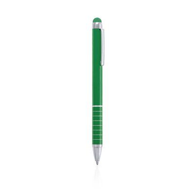 Bolígrafo en ABS y puntero táctil a juego Verde