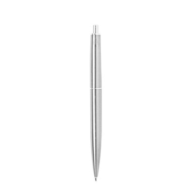 Bolígrafo de Acero Inox Tinta Azul y Caja de Corcho