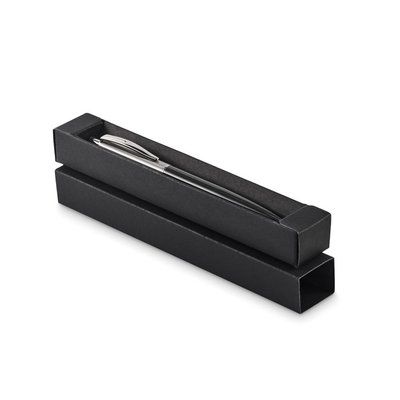 Bolígrafo de acero inoxidable azul Negro