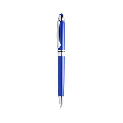 Bolígrafo alegres colores con puntero a juego Azul