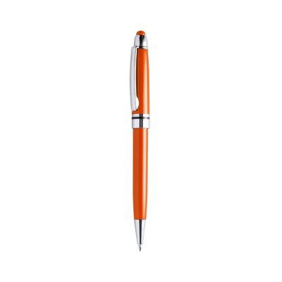 Bolígrafo alegres colores con puntero a juego Naranja