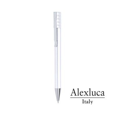 Bolígrafo Alexluca con Clip Blanco