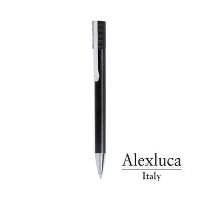 Bolígrafo Alexluca con Clip Negro