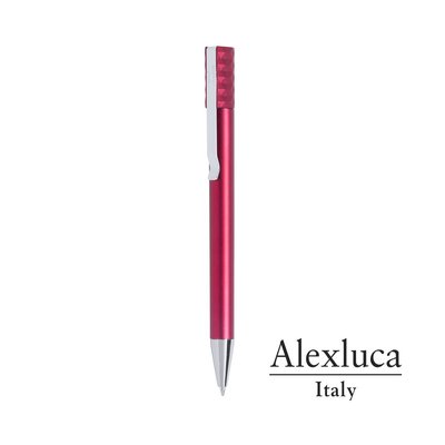 Bolígrafo Alexluca con Clip Rojo