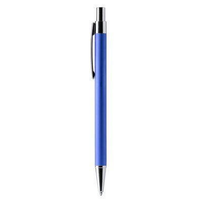 Bolígrafo de aluminio de acabados cromados Royal Tinta Azul