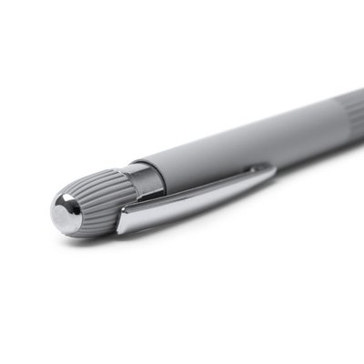 Bolígrafo de aluminio de agarre rayado