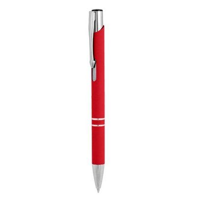 Bolígrafo de aluminio con caucho RO