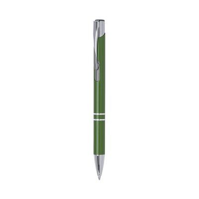 Bolígrafo aluminio de colores con pulsador y clip Ver