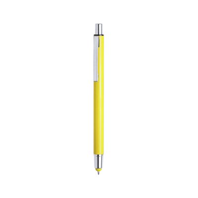 Bolígrafo aluminio en colores variados y puntero táctil a juego Ama
