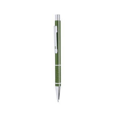 Bolígrafo de aluminio con empuñadura antideslizante Verde