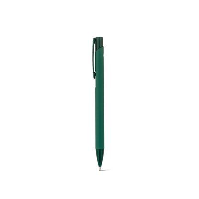 Bolígrafo de aluminio reciclado acabado goma Verde Oscuro