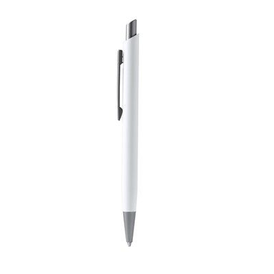 Bolígrafo de aluminio reciclado azul Blanco Tinta Azul