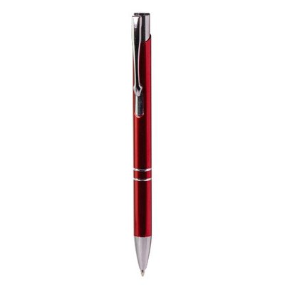Bolígrafo Aluminio Reciclado de Colores Rojo Metalizado