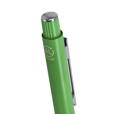 Bolígrafo de aluminio reciclado mate y empuñadura ABS