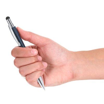 Bolígrafo de aluminio reciclado con spinner antiestrés