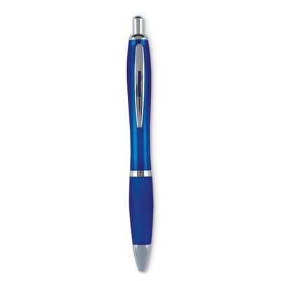 Bolígrafo Automático ABS Azul Transparente