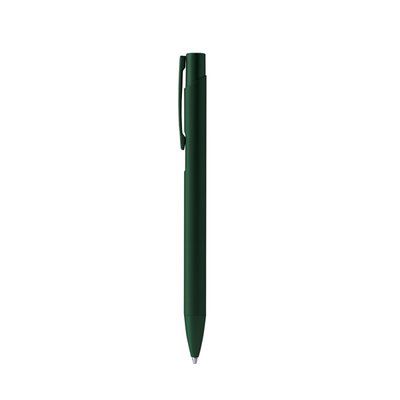 Bolígrafo azul con cuerpo metálico Verde Oscuro Tinta Azul