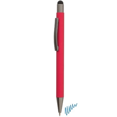 Bolígrafo azul con textura suave RO