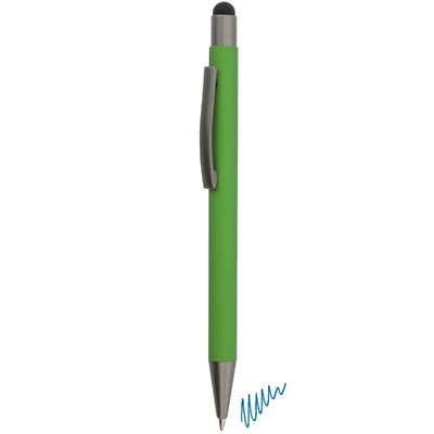Bolígrafo azul con textura suave VE