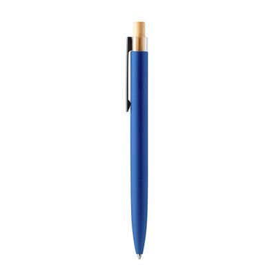 Bolígrafo de bambú y aluminio reciclado acabado mate Royal Tinta Azul