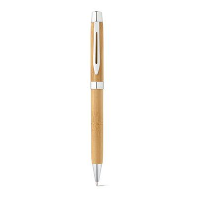 Bolígrafo de bambú con estuche a juego Natural