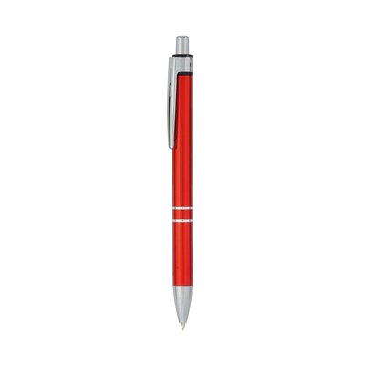 Bolígrafo Bicolor de Aluminio Roj