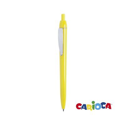 Bolígrafo Carioca de colores con clip metálico Ama