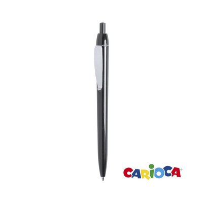 Bolígrafo Carioca de colores con clip metálico