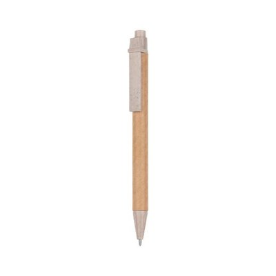 Bolígrafo Cartón PP y Fibra Trigo Natural