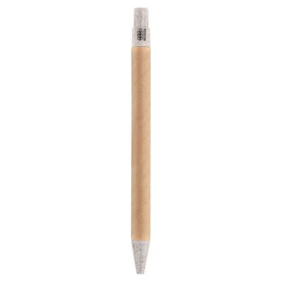 Bolígrafo Cartón PP y Fibra Trigo