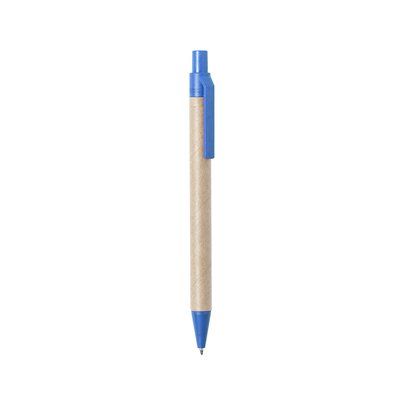 Bolígrafo de Cartón Reciclado Azul