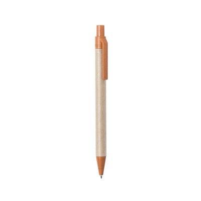 Bolígrafo de Cartón Reciclado Naranja