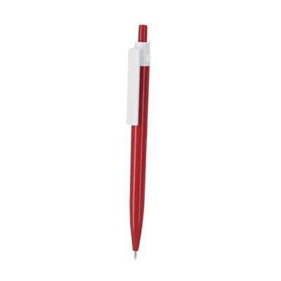 Bolígrafo con clip para impresión digital Roj