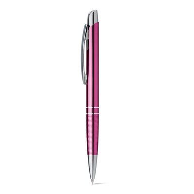 Bolígrafo con clip de tinta azul Rosa