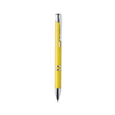 Bolígrafo varios colores con pulsador y clip cromados Ama