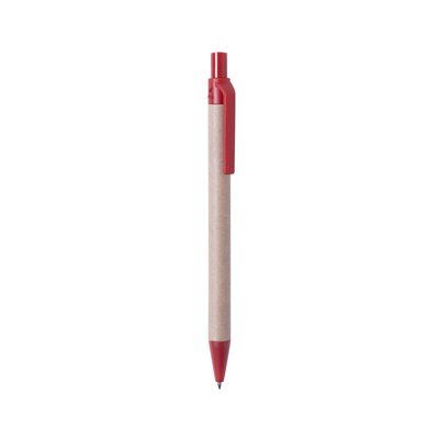 Bolígrafo Compostable PLA y Cartón Roj