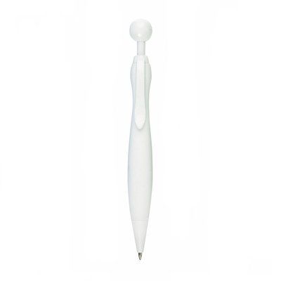 Bolígrafo con pelota combinado en blanco Blanco