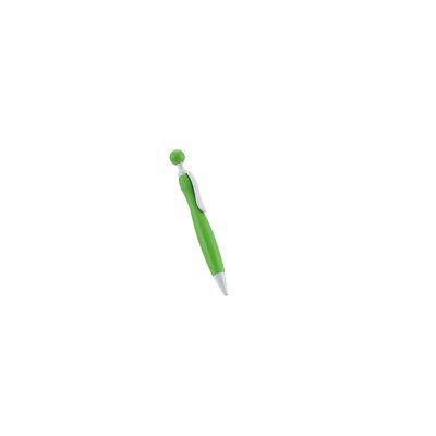 Bolígrafo con pelota combinado en blanco