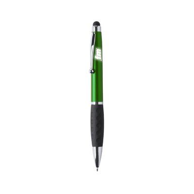 Boligrafo con puntero y con tu logo iluminado Verde