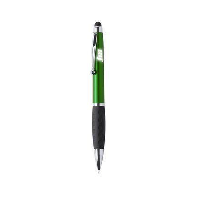 Boligrafo con puntero y con tu logo iluminado Verde