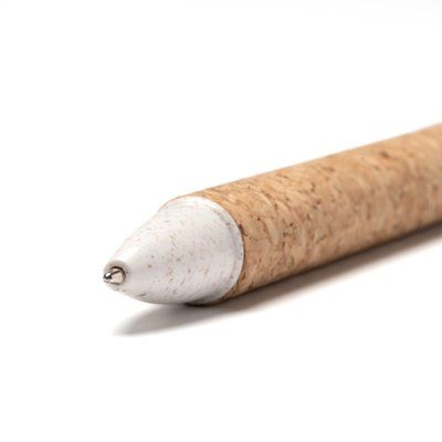 Bolígrafo con cuerpo de corcho y 4 tintas