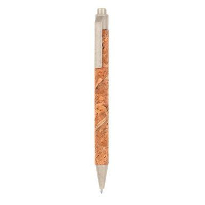 Bolígrafo Cuerpo Corcho con PP y Fibra de Trigo NAT