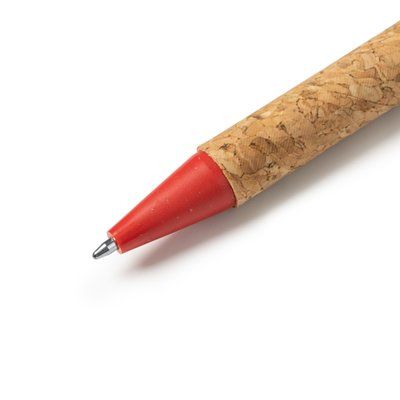 Bolígrafo con cuerpo de corcho