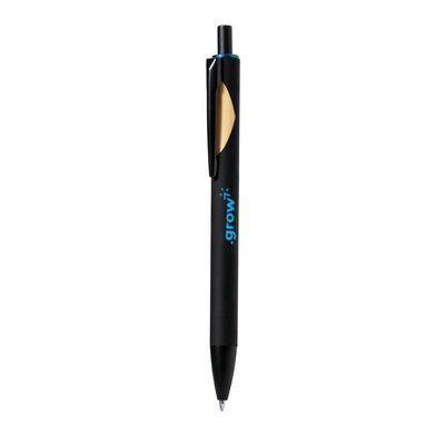Bolígrafo Detalle Color a Juego Grabado Láser Azul