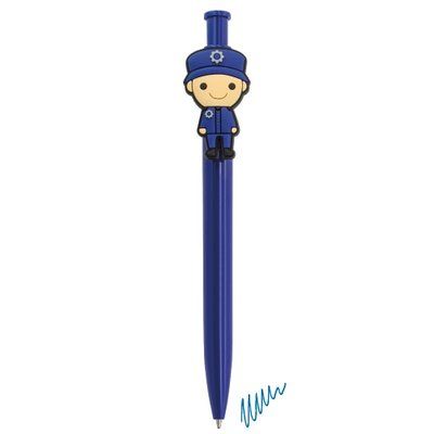 Bolígrafo dibujo Policía y Guardía Civil