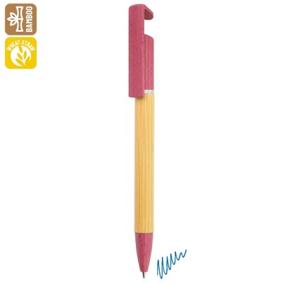 Bolígrafo Eco Bambú/Trigo con Soporte
