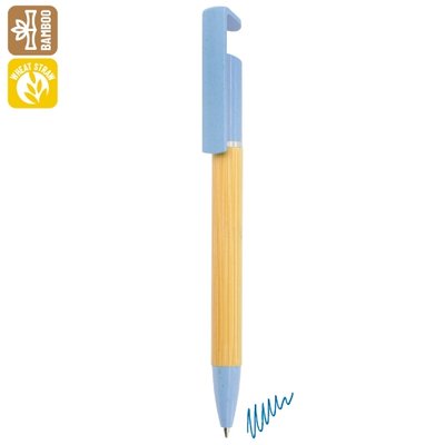 Bolígrafo Eco Bambú/Trigo con Soporte