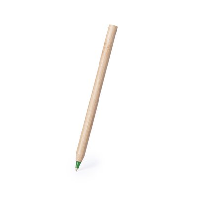 Bolígrafo ecológico en bambú con punta de colores 