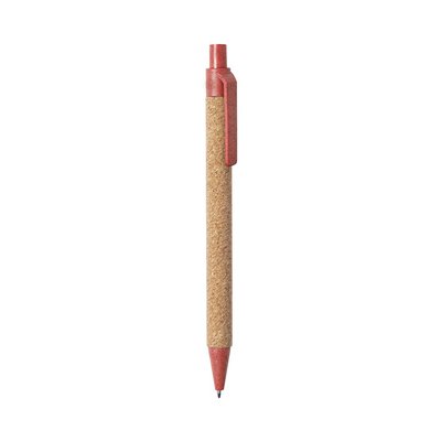 Bolígrafo Ecológico de Corcho Roj