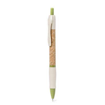 Bolígrafo Ecológico de Trigo y Corcho Ver